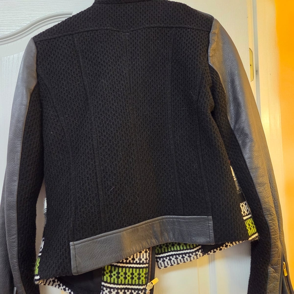 Maje Black Multicolor Patterned Jacket - image 3